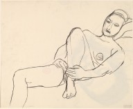 Untitled [head of reclining woman] [recto]-ZYGR128730