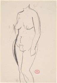 Untitled [standing female nude turning left]-ZYGR122582