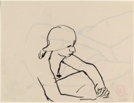 Untitled [seated female nude facing right] [verso]-ZYGR144459
