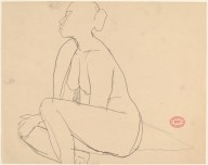 Untitled [seated female nude facing left]-ZYGR122328