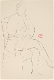 Untitled [seated woman with hands in lap]-ZYGR122256