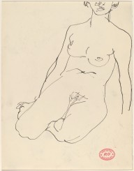 Untitled [female nude seated on her knees]-ZYGR122264