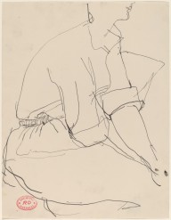 Untitled [seated woman in cuffed short sleeves]-ZYGR122832