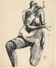 Untitled [standing nude with her hands in front of her face]-ZYGR121983