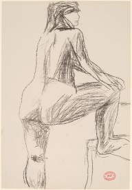 Untitled [female nude with right foot on chair]-ZYGR122040