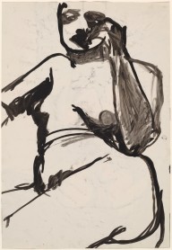Untitled [back view of a female nude holding a basket] [verso]-ZYGR144509