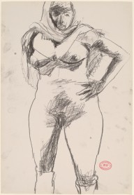 Untitled [standing nude with scarf]-ZYGR122527