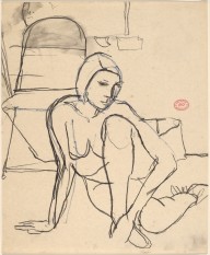 Untitled [female nude seated on the floor]-ZYGR122073