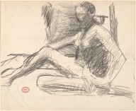 Untitled [study of seated female nude]-ZYGR112462