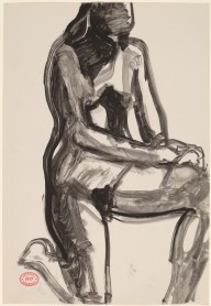 Untitled [female nude kneeling on one knee]-ZYGR112548