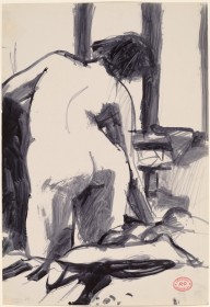 Untitled [back view of kneeling female nude]-ZYGR122356