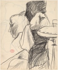 Untitled [two studies of a model] [recto]-ZYGR122211