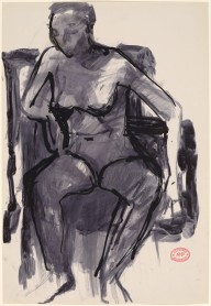Untitled [female nude seated in armchair]-ZYGR122169