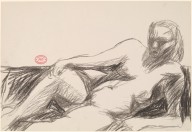 Untitled [female nude resting on her side and leaning on left arm]-ZYGR122604