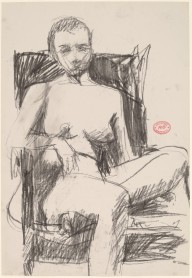 Untitled [female nude in a dark armchair]-ZYGR122887