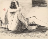 Untitled [seated female nude grasping head and leg]-ZYGR122194
