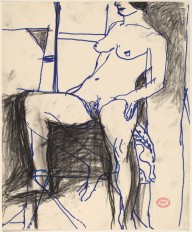 Untitled [seated female nude facing left]-ZYGR112503