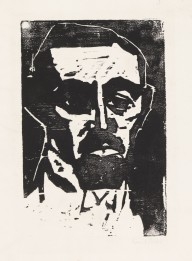 Emil Nolde-Dr. L. (Portrait Dr. Leber). 1912.