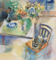 Jean Dufy-Sieste du chat dans l�atelier. Um 1924.