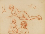 Francis Picabia-Aktstudie. Um 1900.