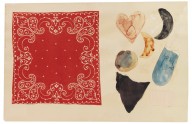 Jim Dine-Mid Summer Wall Study # 5 (Red bandana). 1966.
