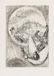 Marc Chagall-Chagall, Marc, Bible. Eaux-fortes originales de M. Chagall. 2 Bde. Mit b105 Orig.-Radie
