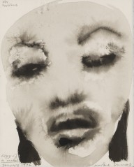 Marlene Dumas-Copy of a Model (Naomi Campbell). 1996.