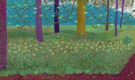 UNDER THE TREES David Hockney, Bigger 2010–11 Oil on twenty canvases 365.8 x 609.6 cm