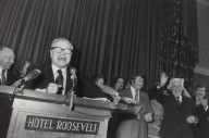 Nelson Rockefeller, Republican Headquarters on Election Night of Nixon Landslide, New York City-ZYGR