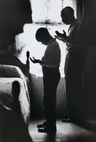 Evening Prayer, Muslim Father and Son, New York-ZYGR171105