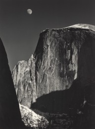Moon and Half Dome, Yosemite National Park, California-ZYGR66714