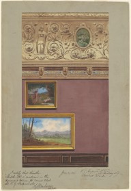 Proposed Wall Decoration, Principle Gallery, Old Corcoran Gallery (Sketch No. 2)-ZYGR169495