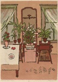 Interior with Green Plants-ZYGR48952