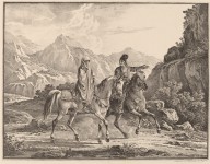 Man and Veiled Woman on Horseback-ZYGR57503