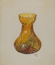 Amber Jar (Blown)-ZYGR23092