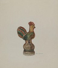 Chalkware Rooster-ZYGR28560
