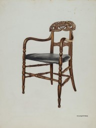 Handcarved Chair-ZYGR16611