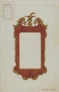 Mirror - Chippendale Style-ZYGR28946