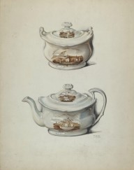Sugar Bowl and Teapot-ZYGR19689