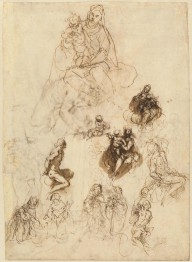Studies of the Virgin and Child with Saints-ZYGR139099