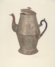 Tin Coffee Pot-ZYGR30068