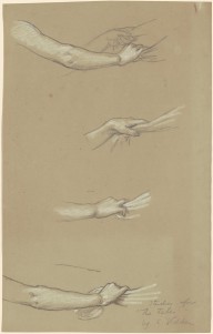 Hands and Arms, (study for The Fates Gathering in the Stars)-ZYGR184128