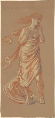 Standing Draped Female Figure, (study for Greek Girls Bathing)-ZYGR184115