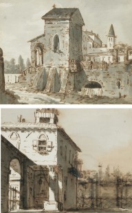 Meisterzeichnungen und Druckgraphik bis 1900, Aquarelle, Miniaturen - Norditalienische Schule, Ende 
