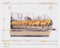 Christo-The Gates - Project for Central Park, NYC. Wohl um 200506.