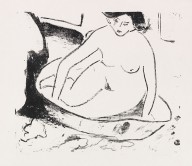 Ernst Ludwig Kirchner-M�dchen im Badetub. 1908.