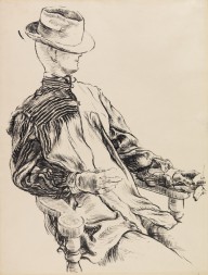 George Grosz-Draped Dummy. 1937.