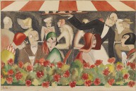 (d.i. D�rte Clara Wolff) Dodo-Wedding auf dem Dachgarten. 1929.