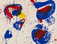 Sam Francis-Hurrah for the Red, White and Blue. 1961.