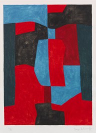 Serge Poliakoff-Composition rouge, verte et bleue. 1969.